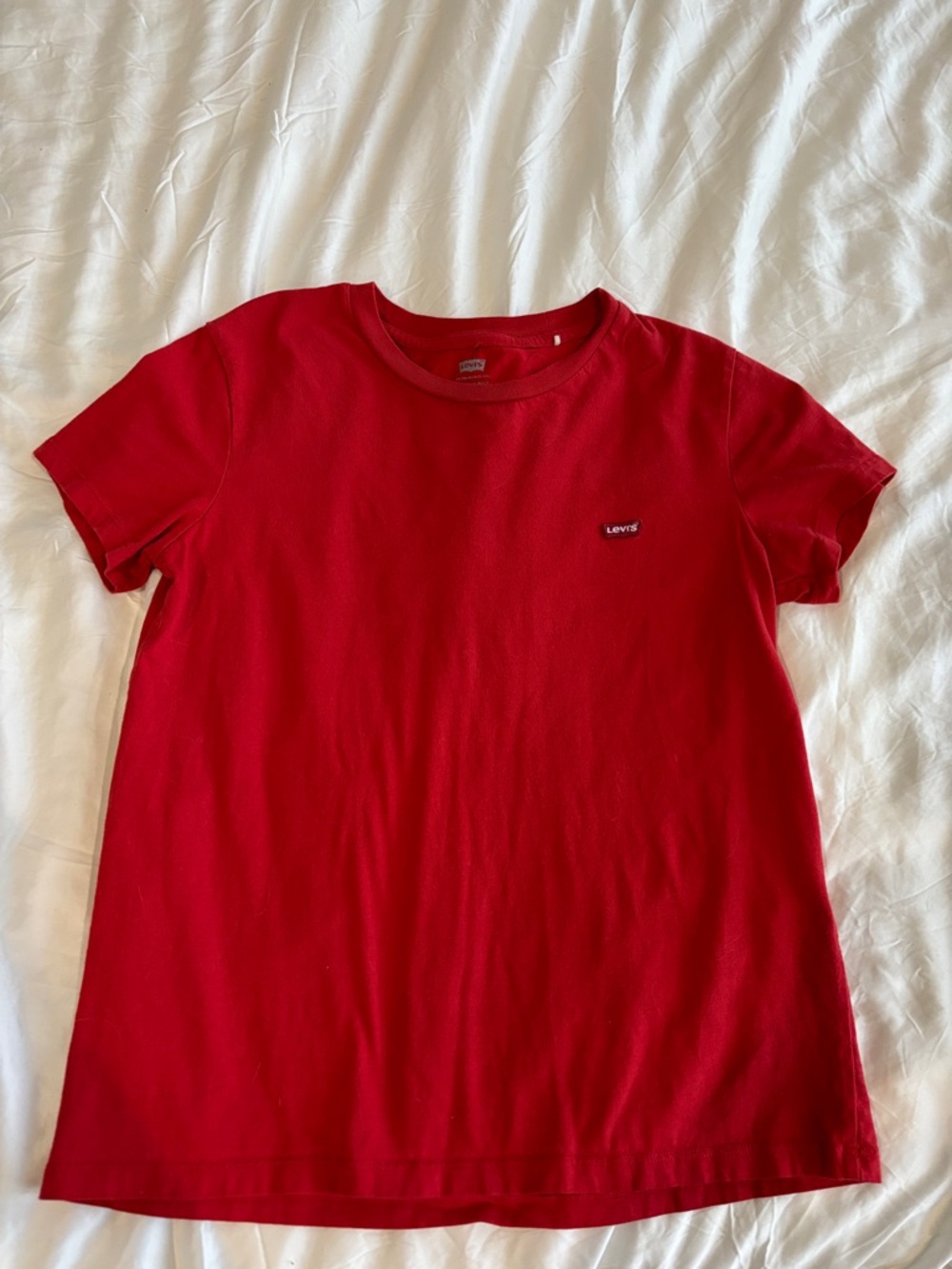 Levi's Bright Red Short Sleeve Logo Tee